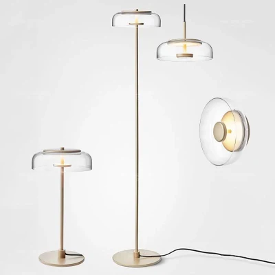 Postmodern LED Floor Lamp Nordic Gold Iron Floor Lamps for Living Room Stand LED Light (WH